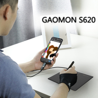 GAOMON S620 6.5x4 Cal Anime cyfrowy Tablet graficzny Art tablica do pisania do rysowania i gry OSU z 8192 poziomami pióro Tablet dla dzieci 5